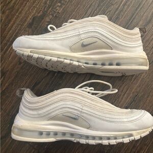 Nike Air Max 97 Cream and White Sneakers